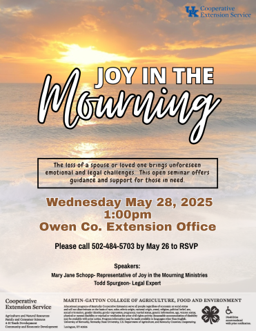 Joy in the Mourning